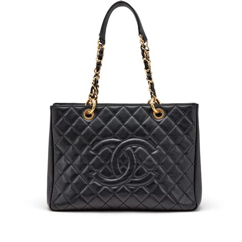 chanel quilted tote replica|chanel caviar shopping tote price.